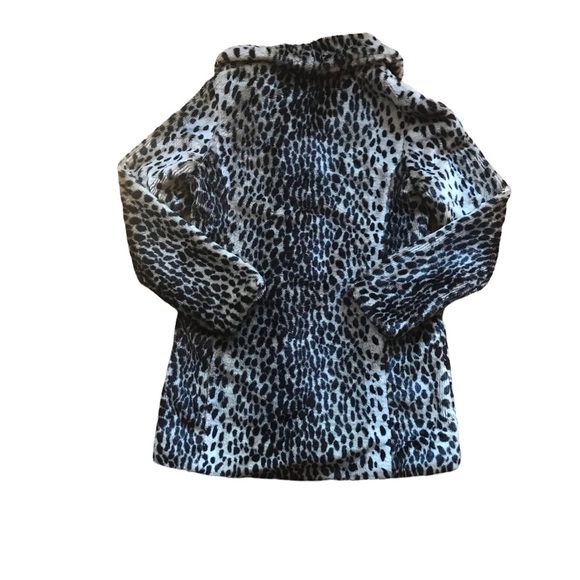 Sparkle & Fade leopard print coat - SZ M - Picture 3 of 5